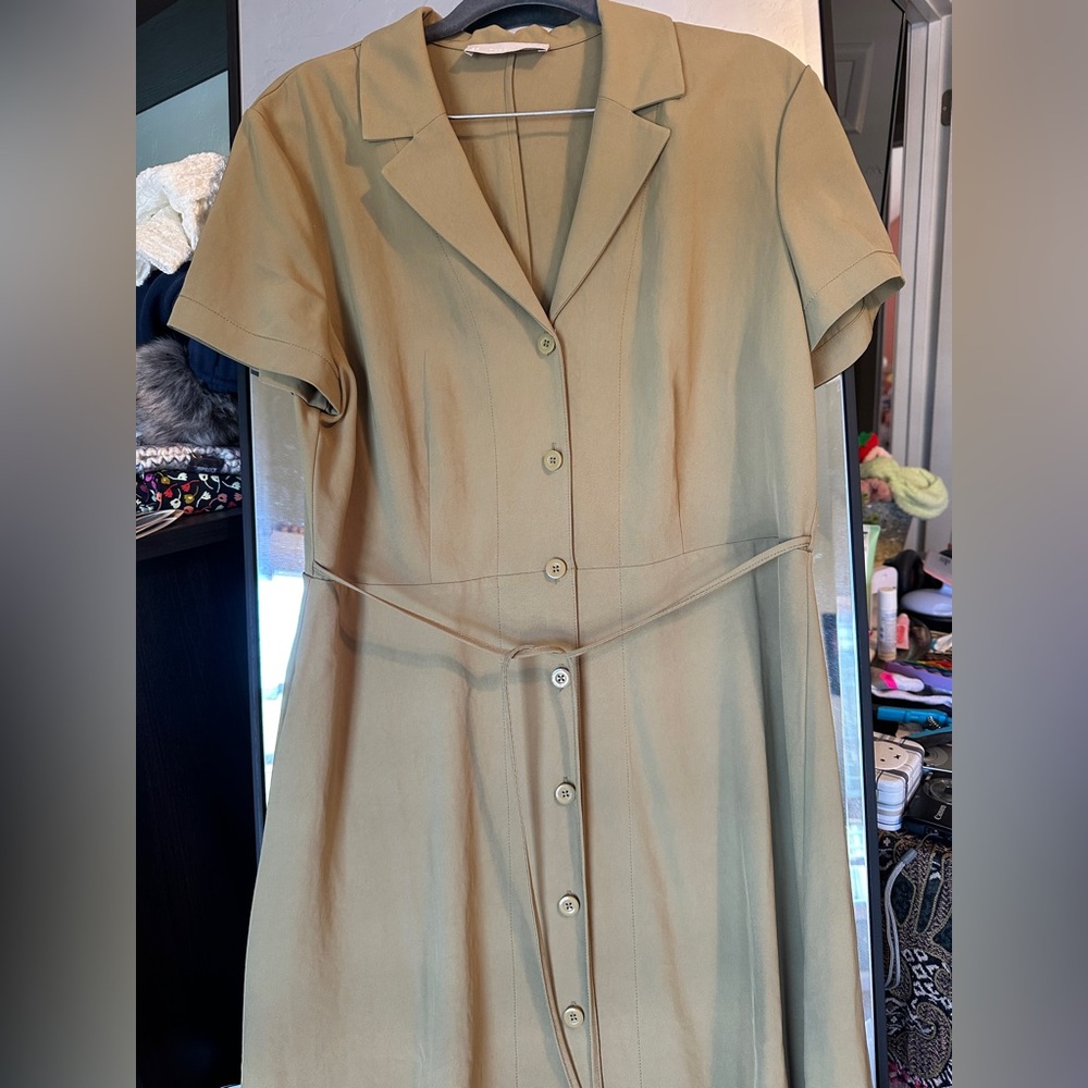 Everlane The Japanese GoWeave Notch Shirtdress - Picture 3 of 11